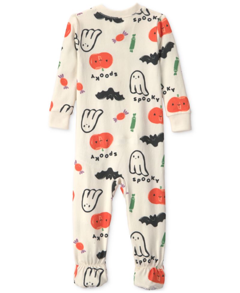 Carters Baby Boys' and Baby Girls' Halloween Snug Fit Footed Long-Sleeve Pajama