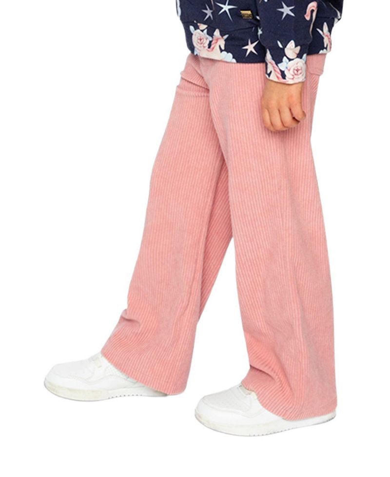 Big Girls (6Y - 14Y) Stretch Corduroy Wide Leg Pants