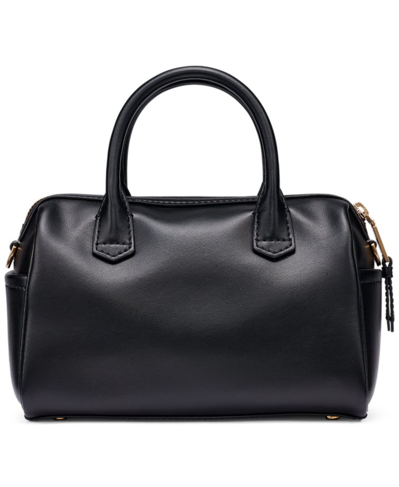 Perette Barrel Small Leather Crossbody Handbag