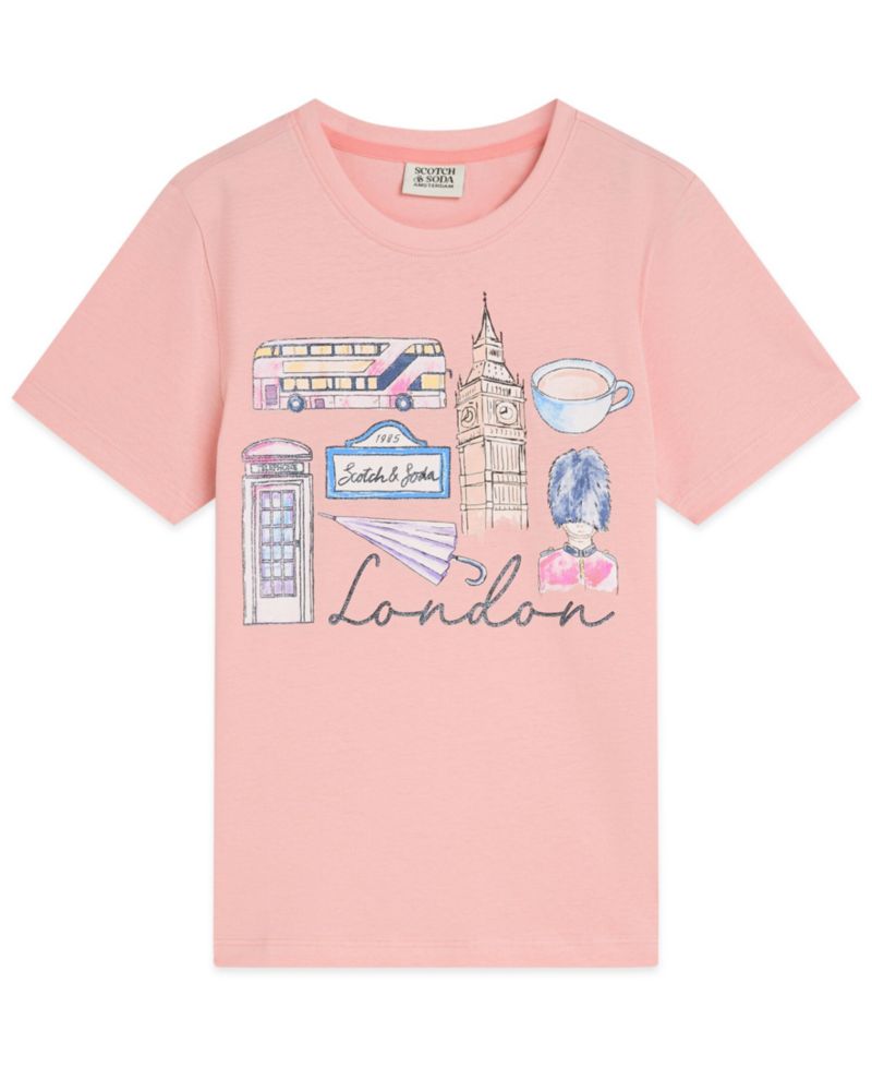 Girls' 4-6X London Graphic T-Shirt
