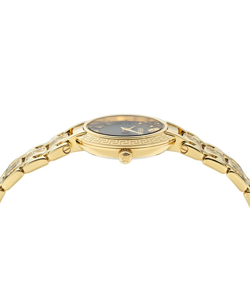 Women's Swiss Antlia Gold Ion Plated Bracelet Watch 34mm