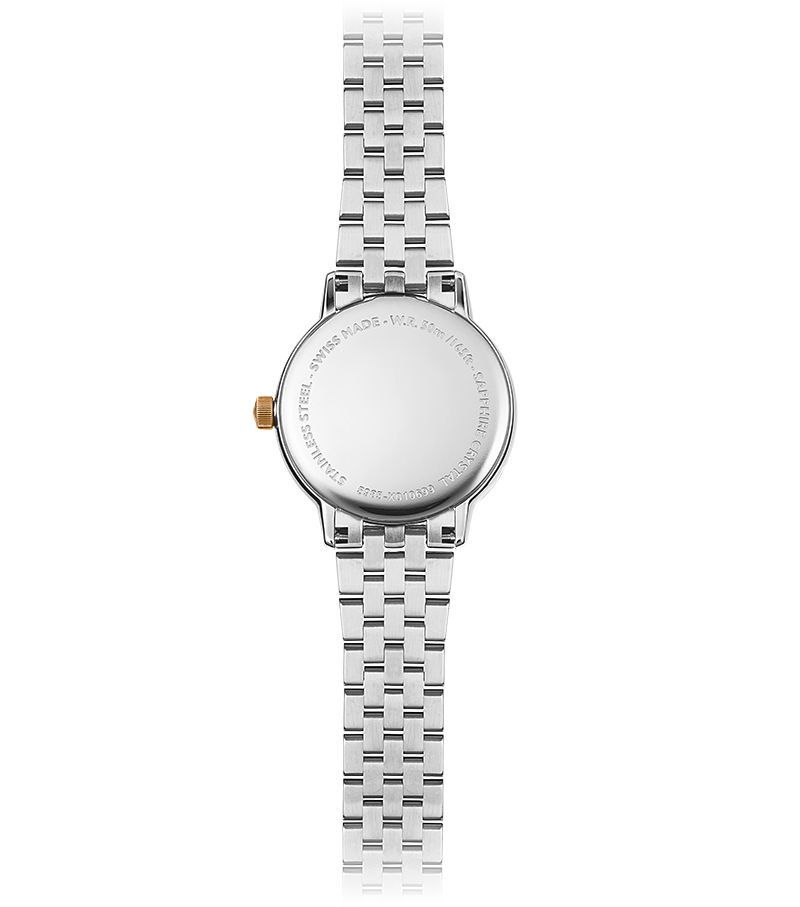 Women's Swiss Toccata Diamond-Accent Two-Tone Stainless Steel Bracelet Watch 29mm