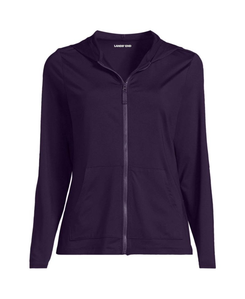 Women's SunShade UPF 50 Hooded Zip Front Rash Guard