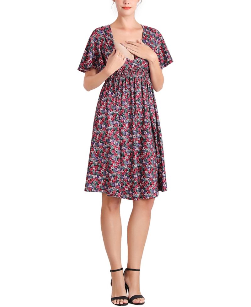 Women's Evin V-Neck Nursing Dress