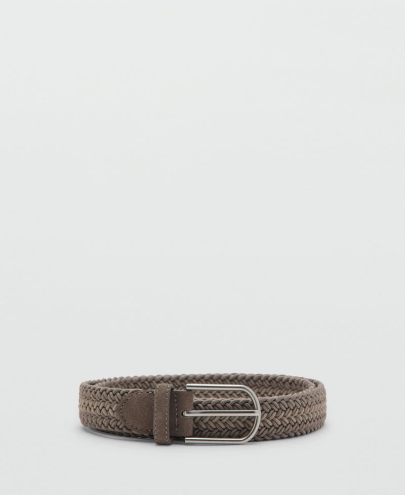 Men's Braided Elastic Belt