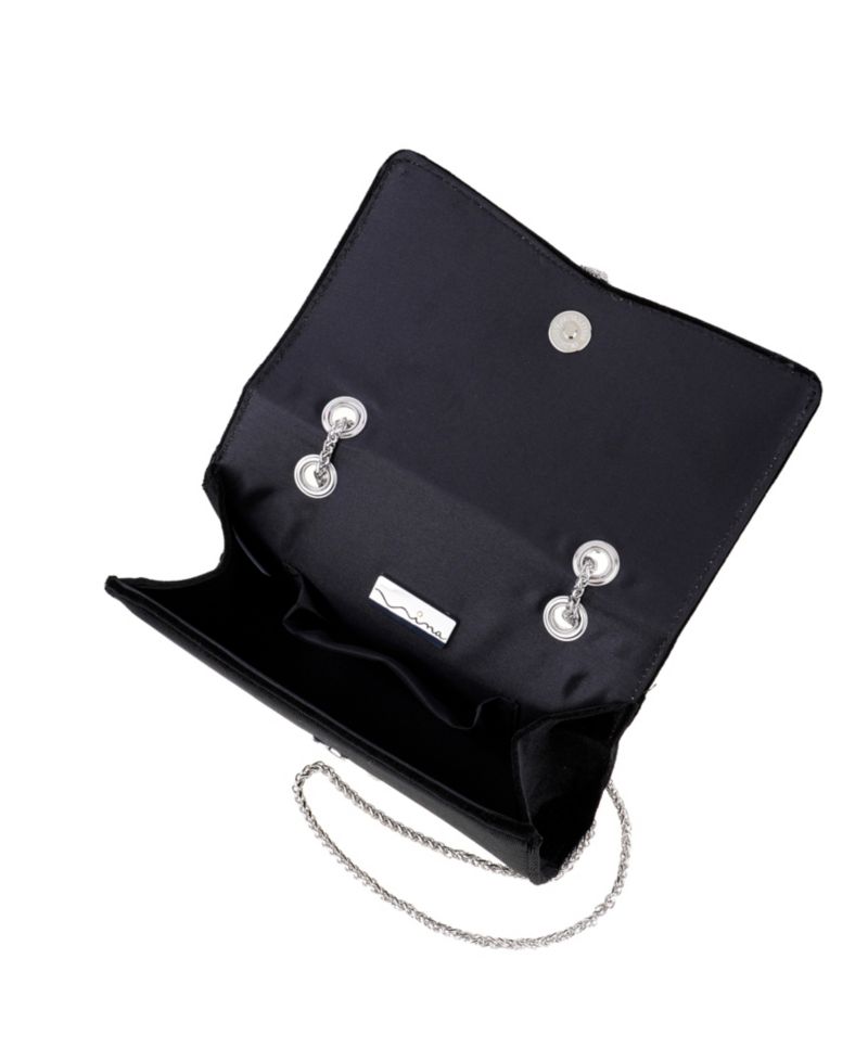 Embellished Small Flap Clutch Handbag