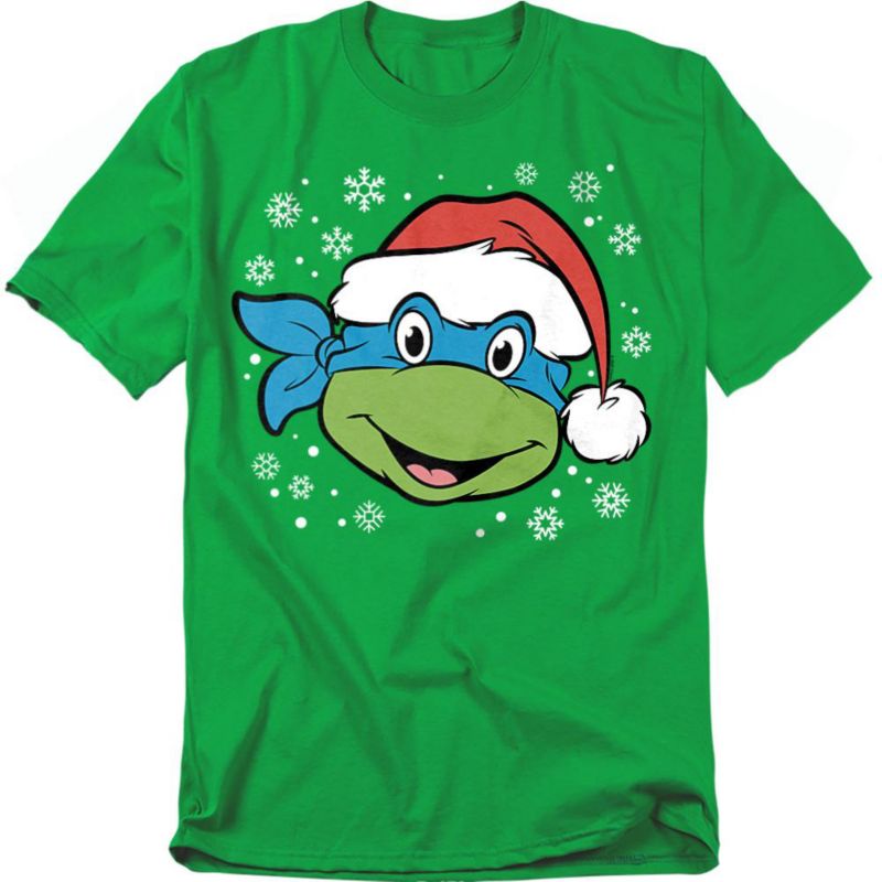 Men's Leonardo Christmas Hat T-Shirt