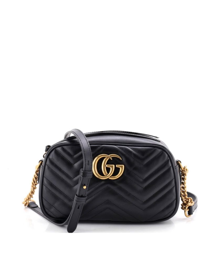 Small GG Marmont Shoulder Bag Matelasse Leather