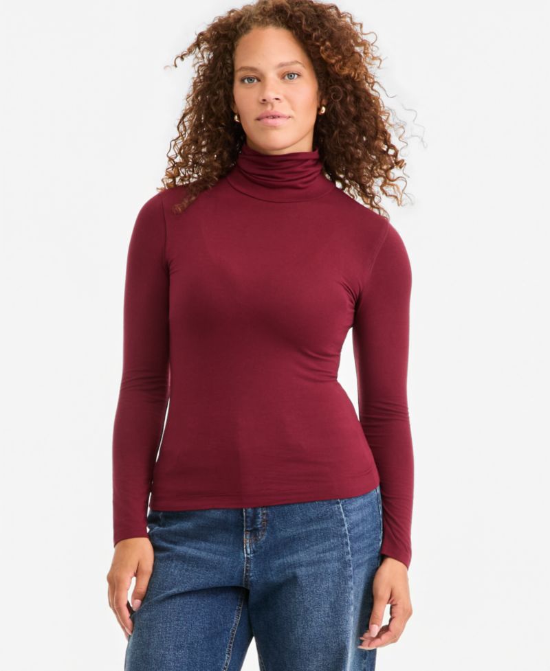 Women's Modal Long Sleeve Turtleneck
