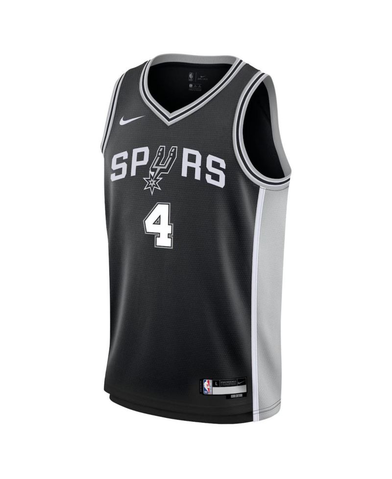 Big Boys and Girls De'Aaron Fox Black San Antonio Spurs Swingman Jersey