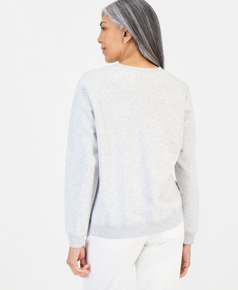 Women's Windflora Fleece Graphic Crewneck Sweatshirt