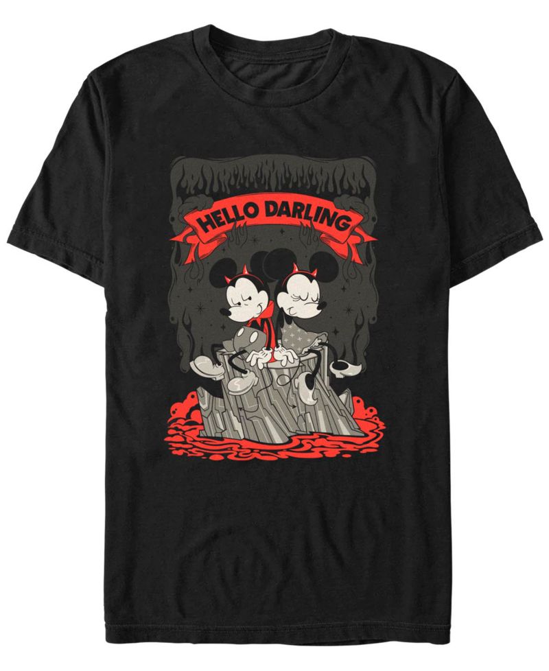 Men's Mickey Classic Hello Darling Short Sleeves T-shirt