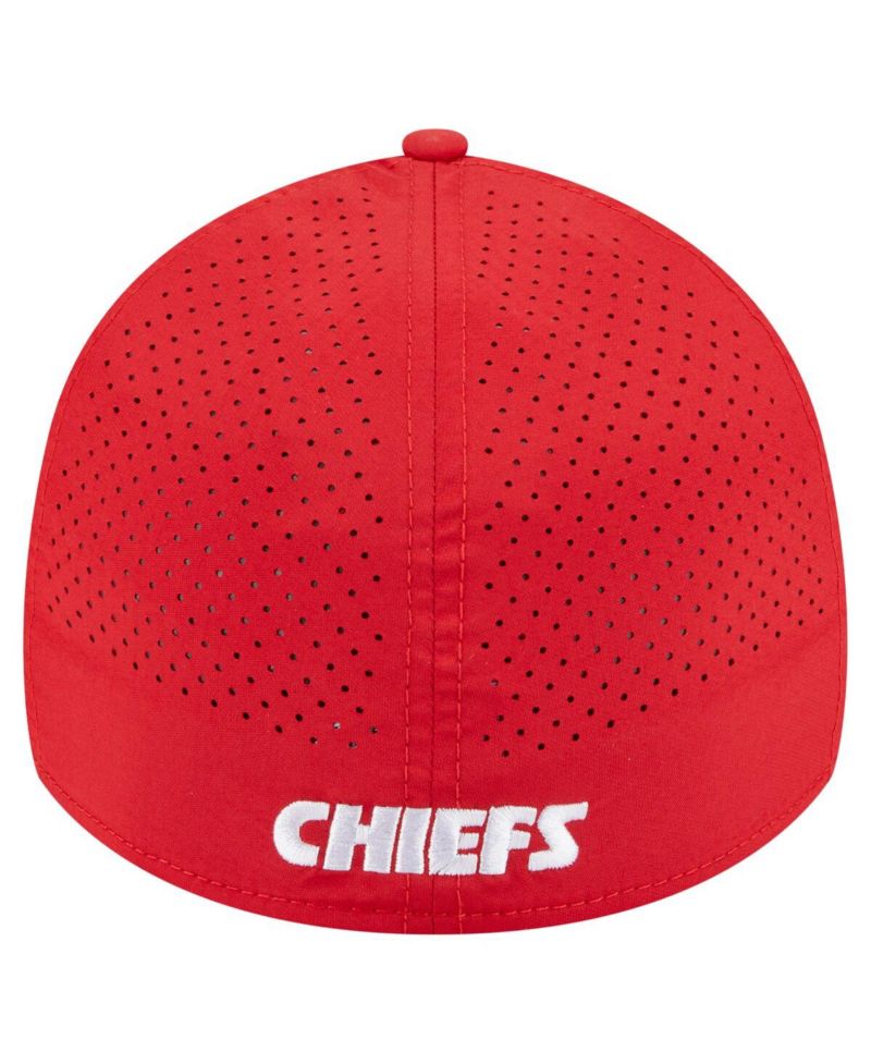 Men's Red Kansas City Chiefs Perforated 39THIRTY Flex Hat