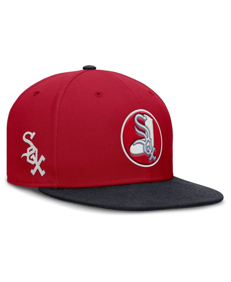 Men's Red Chicago White Sox True Performance Fitted Hat