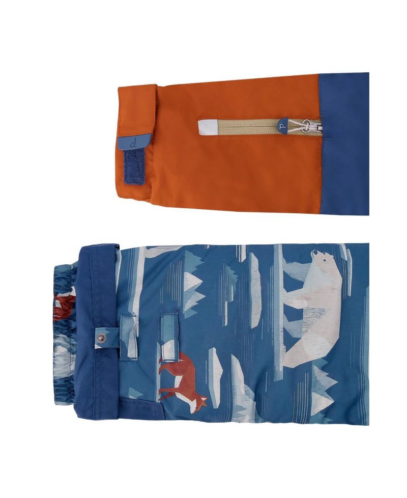 Big Boys Boy(6-14) Two Piece Play Snowsuit Bear Print Pants