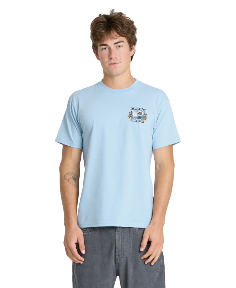 Men's Ringspun Cotton-Blend Crewneck T-Shirt