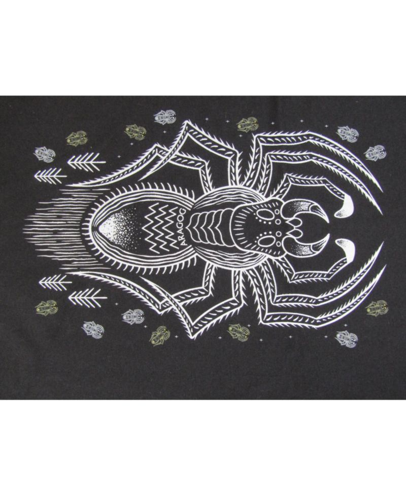 Big & Tall the Chamber of Secrets Spider Aragog Black Graphic Tee-6XL