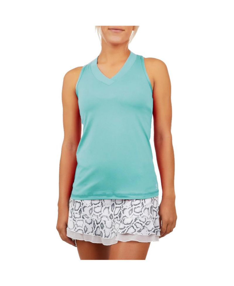 Women's UV Colors Racerback Tennis Tank Top