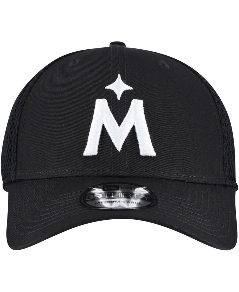 Men's Minnesota Twins Evergreen Black White Neo 39THIRTY Flex Hat