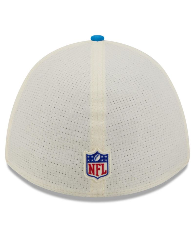 Men's Cream/Blue Detroit Lions 2026 NFL Training Camp 39THIRTY Flex Hat
