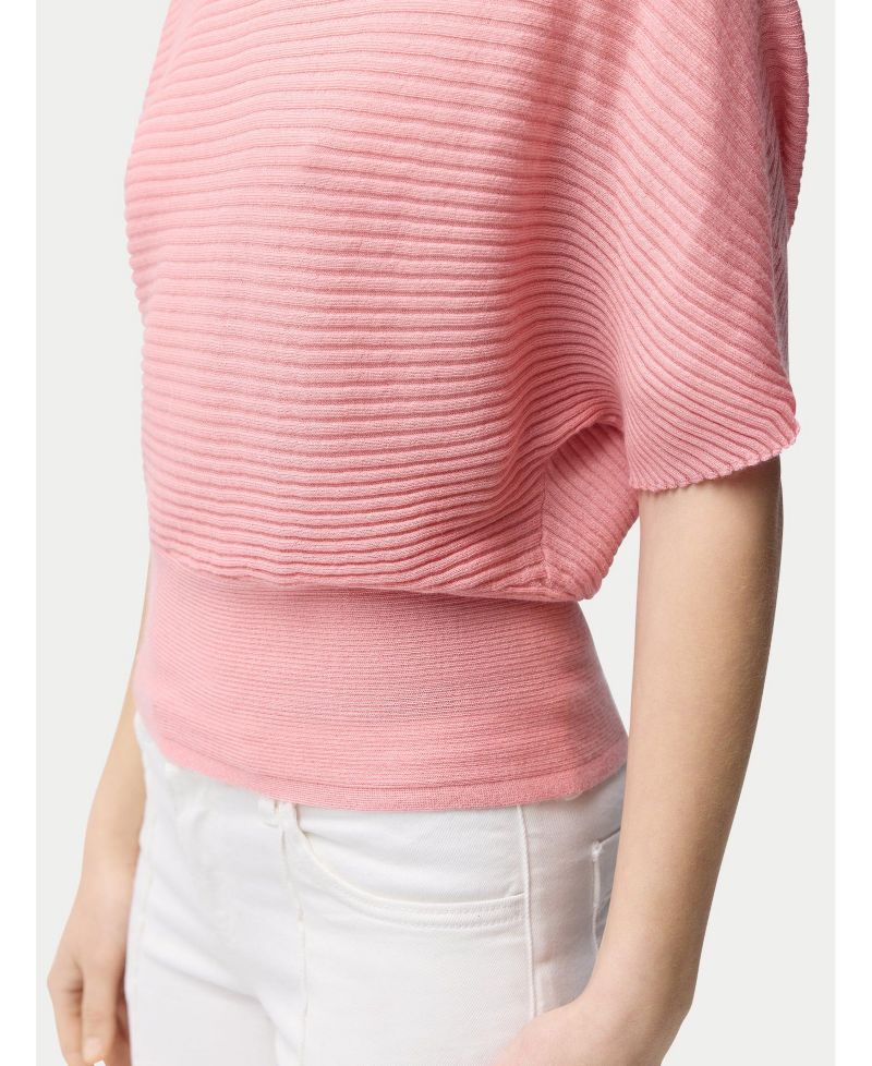 Women's Short Dolman Sleeve Cashmere Sweater