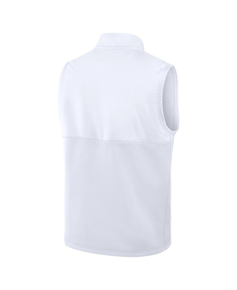 Men's White Alabama Crimson Tide Primetime Victory Therma-FIT Full-Zip Vest