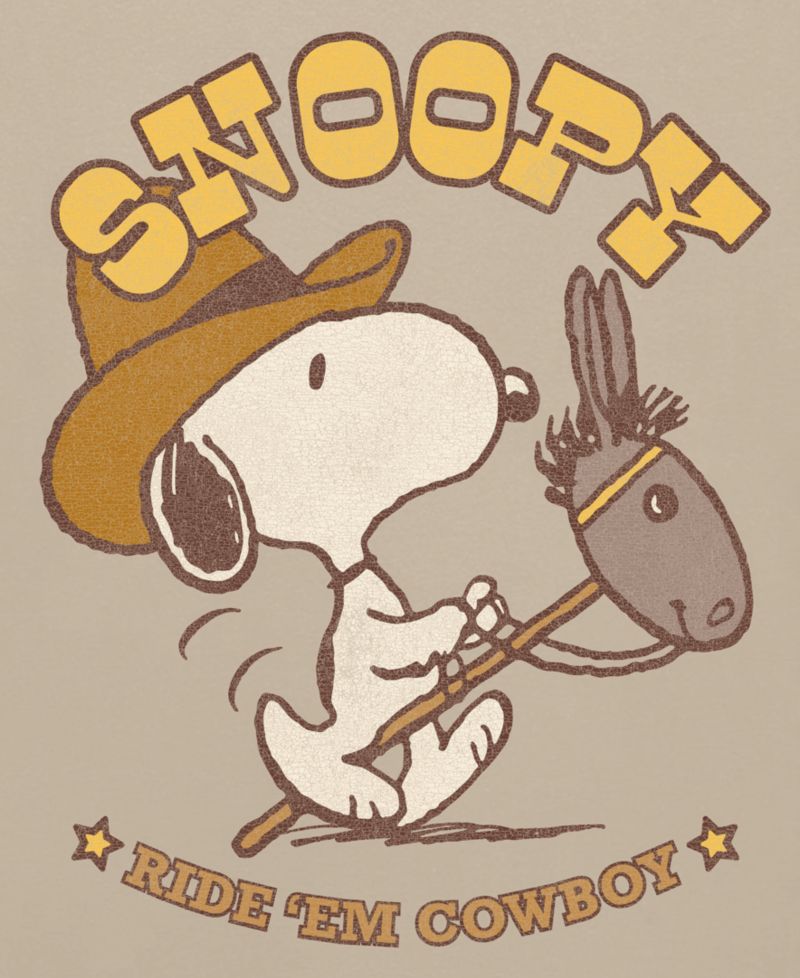 Men's Snoopy Cowboy T-Shirt