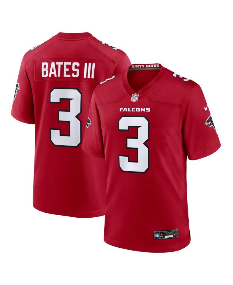 Men's Jessie Bates III Red Atlanta Falcons Game Jersey