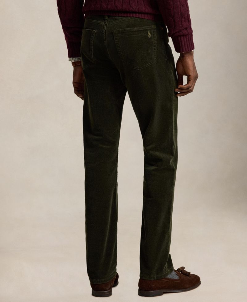 Men's Hampton Stretch Straight-Leg Corduroy Pants