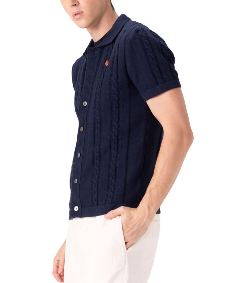 Men's JC Polo Cable Knit Sweater