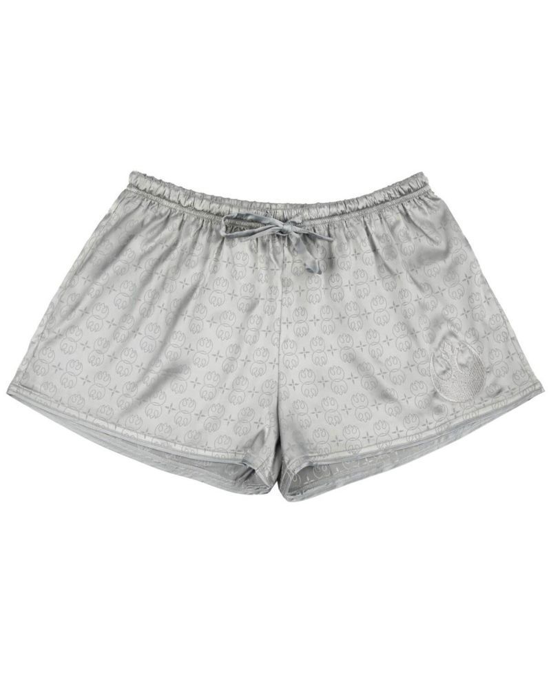 Women's Silver Star Wars Rebel Robe Shorts Pajama Set