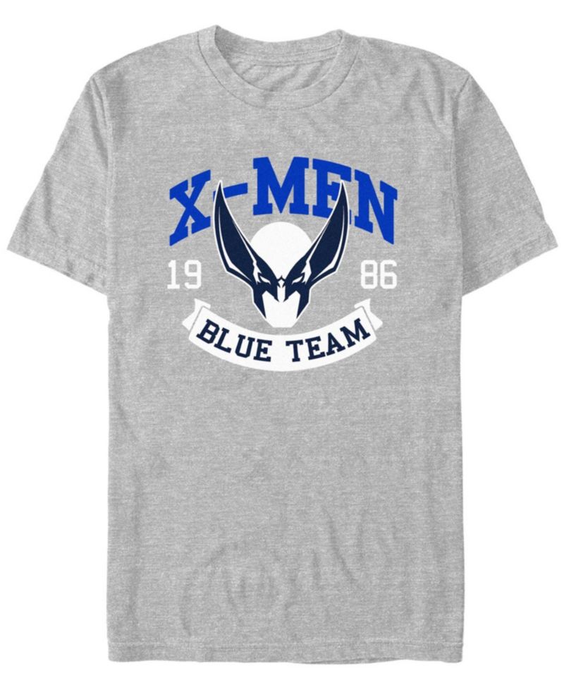 Men's X-Men Wolverine Blue Team Short Sleeve T-Shirt
