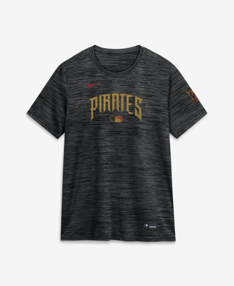 Women's Black Pittsburgh Pirates 2026 City Connect Authentic Collection Velocity Dri-FIT T-Shirt
