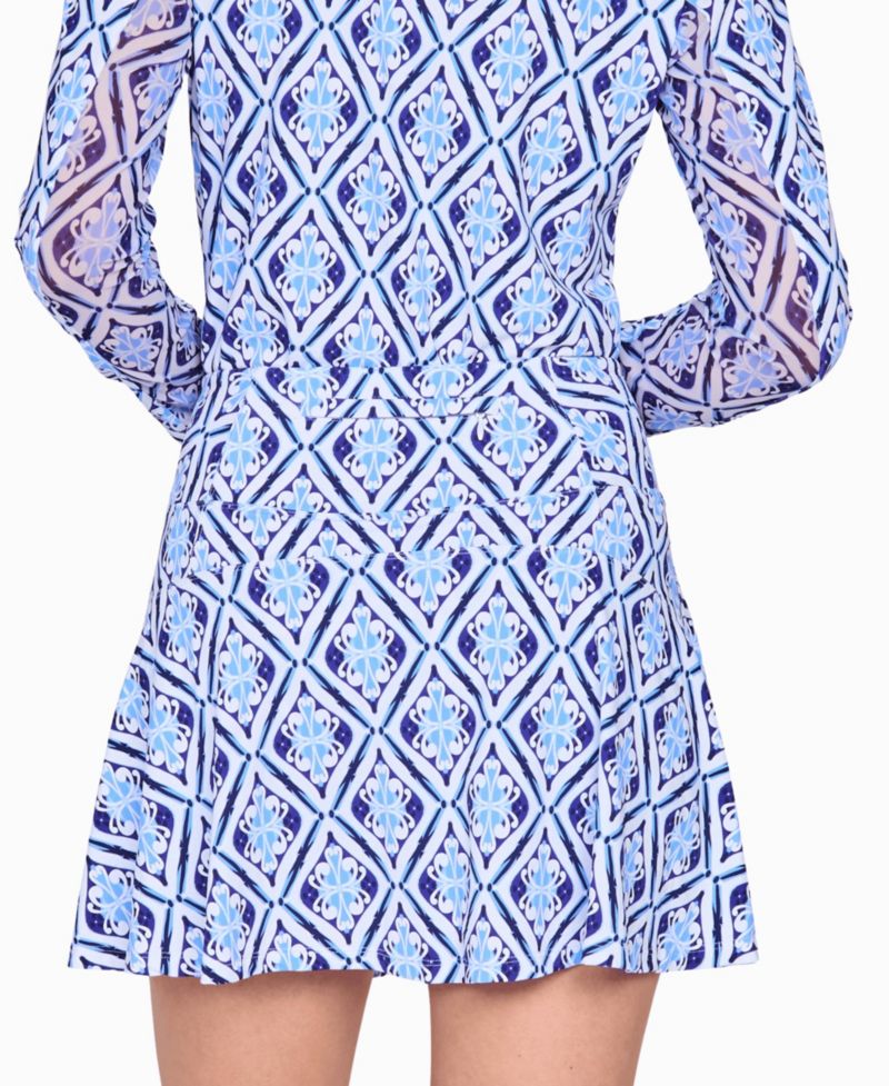 Women's Mini Golf Back Yoke Ruffle Skort