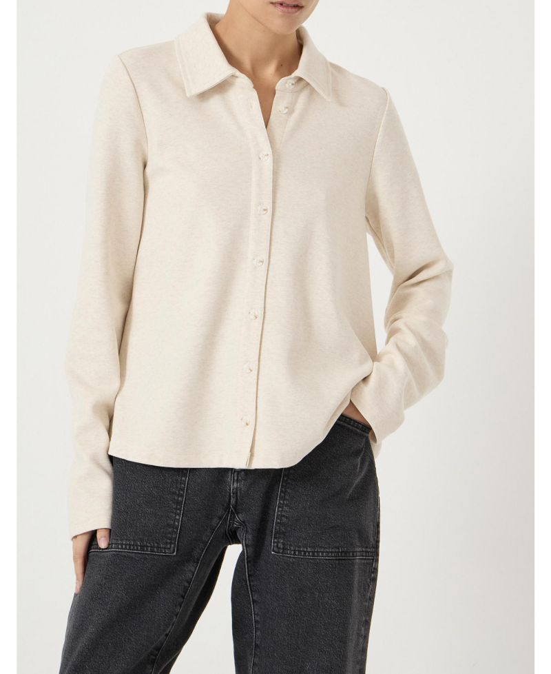 Women's Button A-Line Polo Top