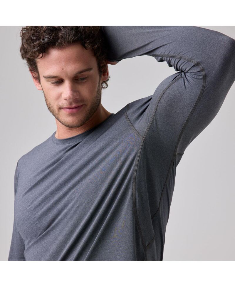 Men's Tahoe Pro LT Sun Long-Sleeve Crew Performance Shirts Long Sleeve