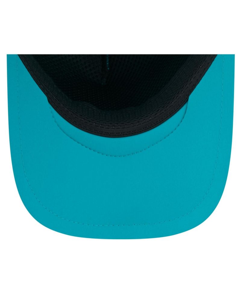 Men's Aqua Miami Dolphins 2026 Sideline Apex 9FORTY Adjustable Trucker Hat
