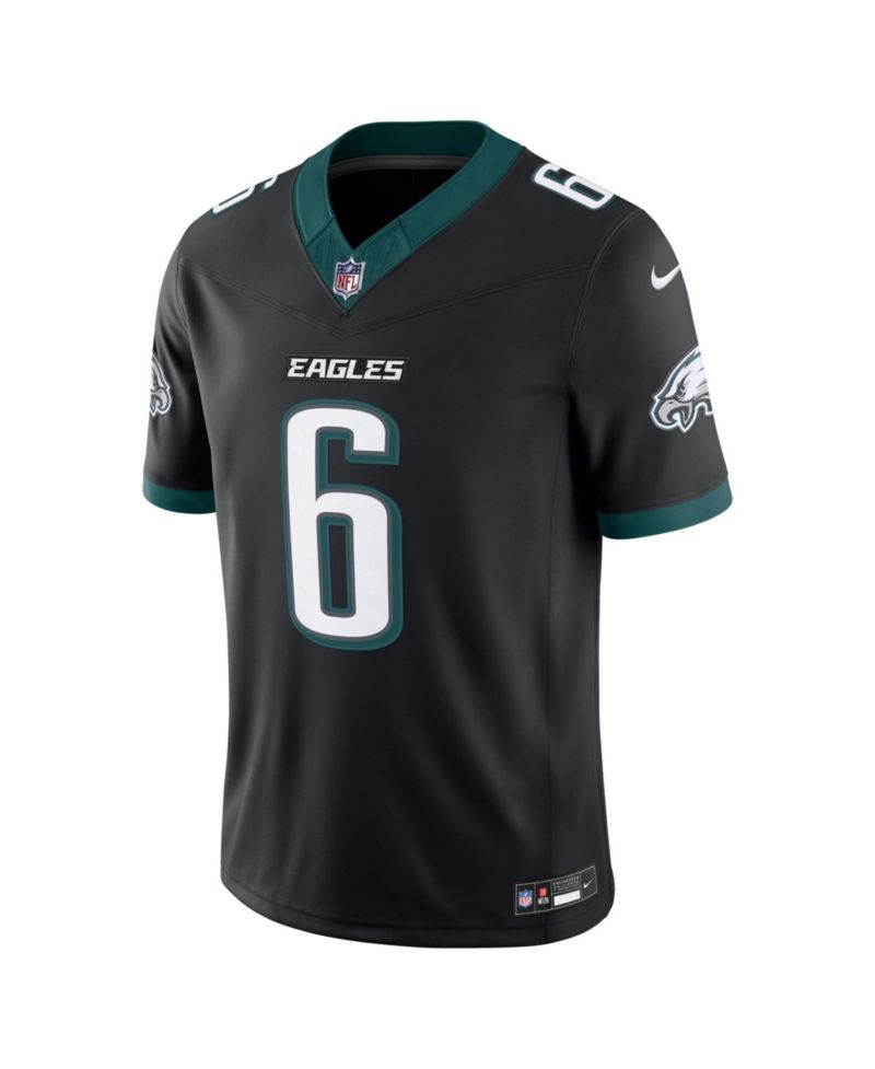 Men's DeVonta Smith Black Philadelphia Eagles Alternate Vapor F.U.S.E. Stitched Limited Jersey