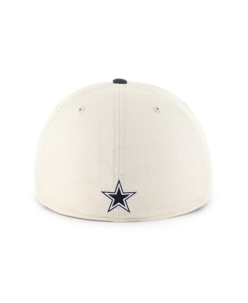 Men's Cream/Navy Dallas Cowboys Crosstown Franchise Two-Tone Relaxed Flex Hat