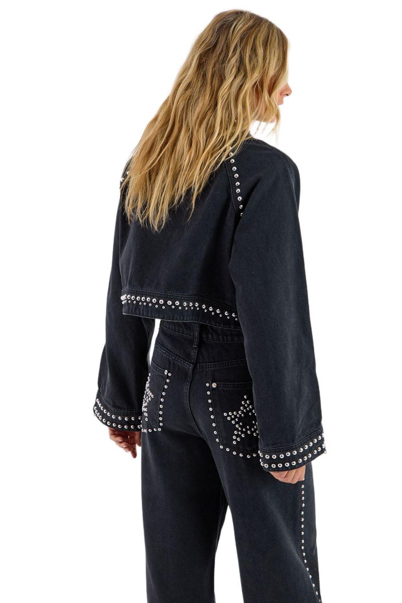 Women's Studded Denim Jacket
