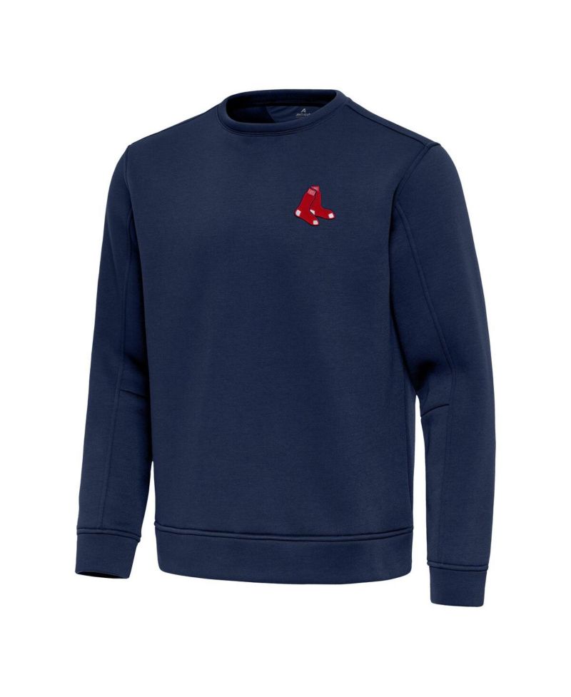 Men's Navy Boston Red Sox Relevant Lightweight Pullover Sweatshirt