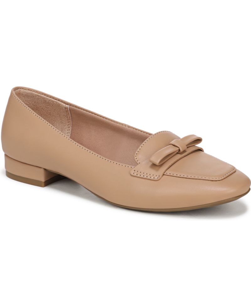 Women's Claudine Square Toe Block Heel Ballerina Flats