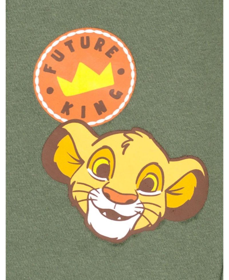 Boys Lion King Fleece Pullover Hoodie and Pants Outfit Set to (18 Months - 10-12)
