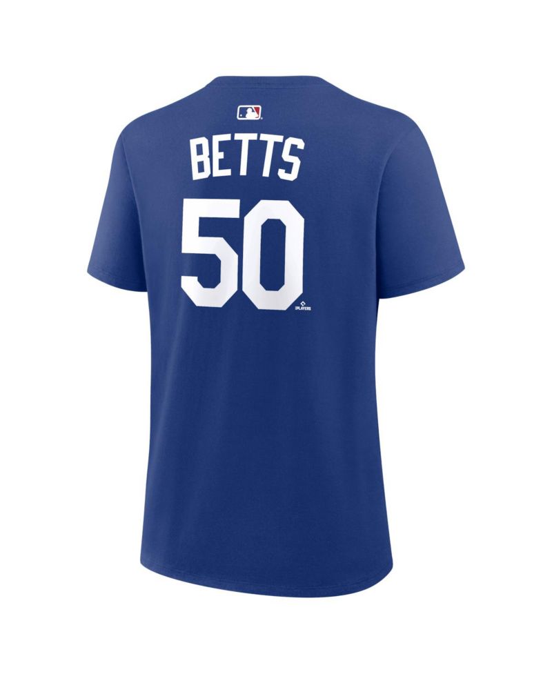 Women's Mookie Betts Royal Los Angeles Dodgers Name & Number T-Shirt