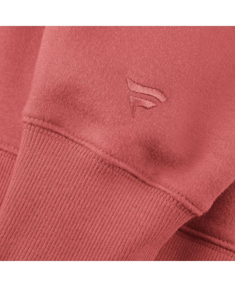 Women's Red New Jersey Devils Elements Future Ground Subtle Tonal Pullover Hoodie