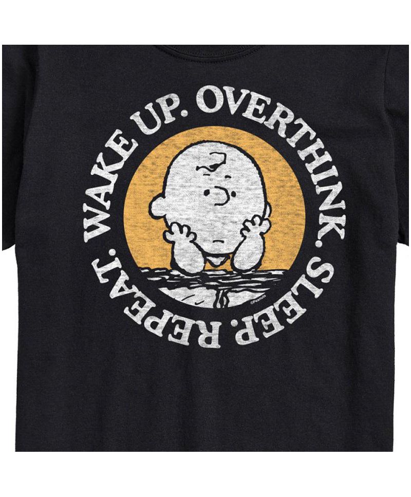 Hybrid Apparel Peanuts Overthin Mens Short Sleeve Tee