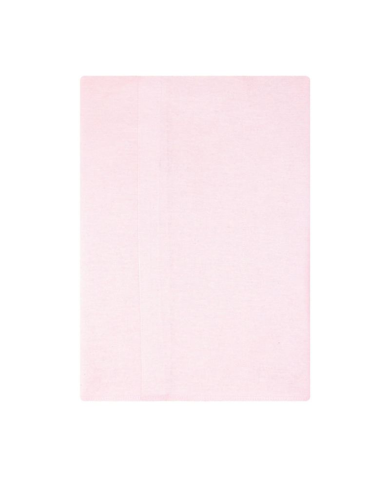Girl Cotton Poly Flannel Burp Cloths 4-Pack, Outline Floral