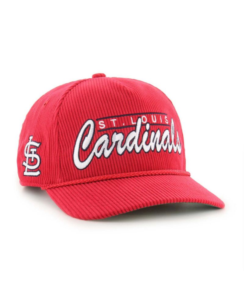 Men's Red St. Louis Cardinals Corduroy Hitch Adjustable Hat