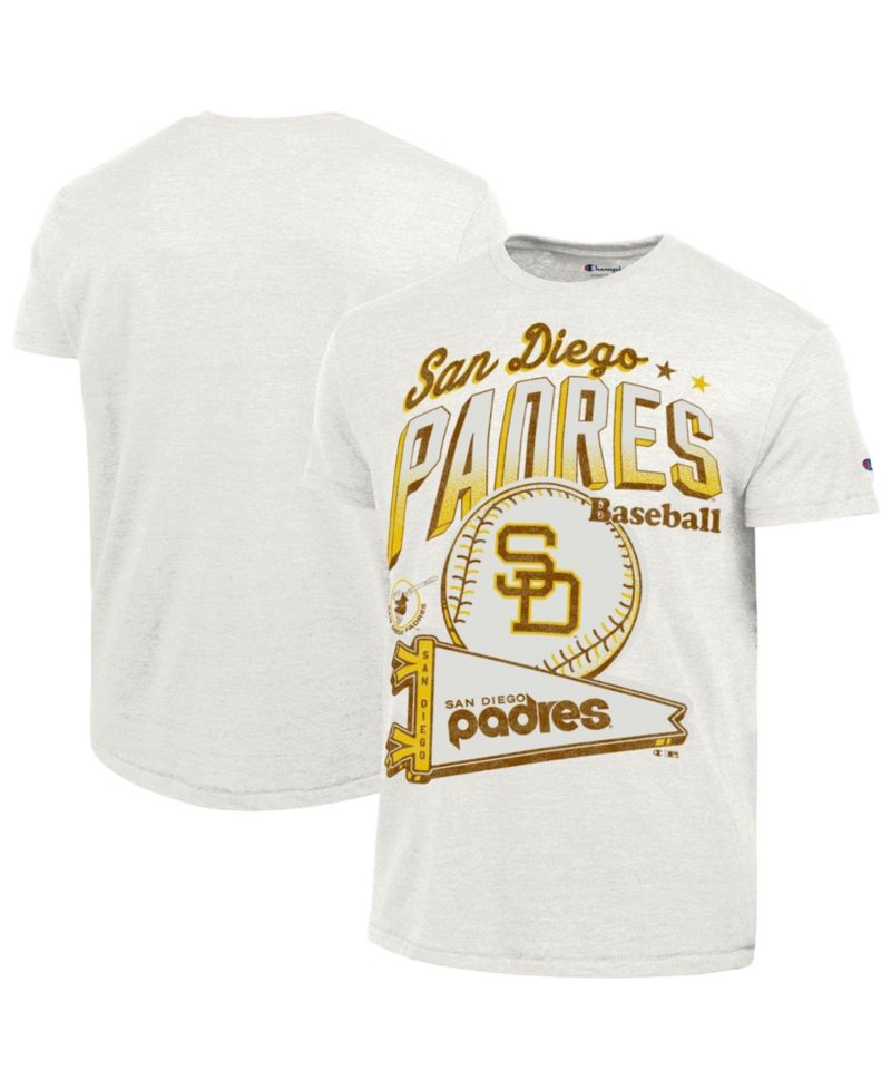 Men's White San Diego Padres Winning Tradition Cooperstown Tri-Blend T-Shirt