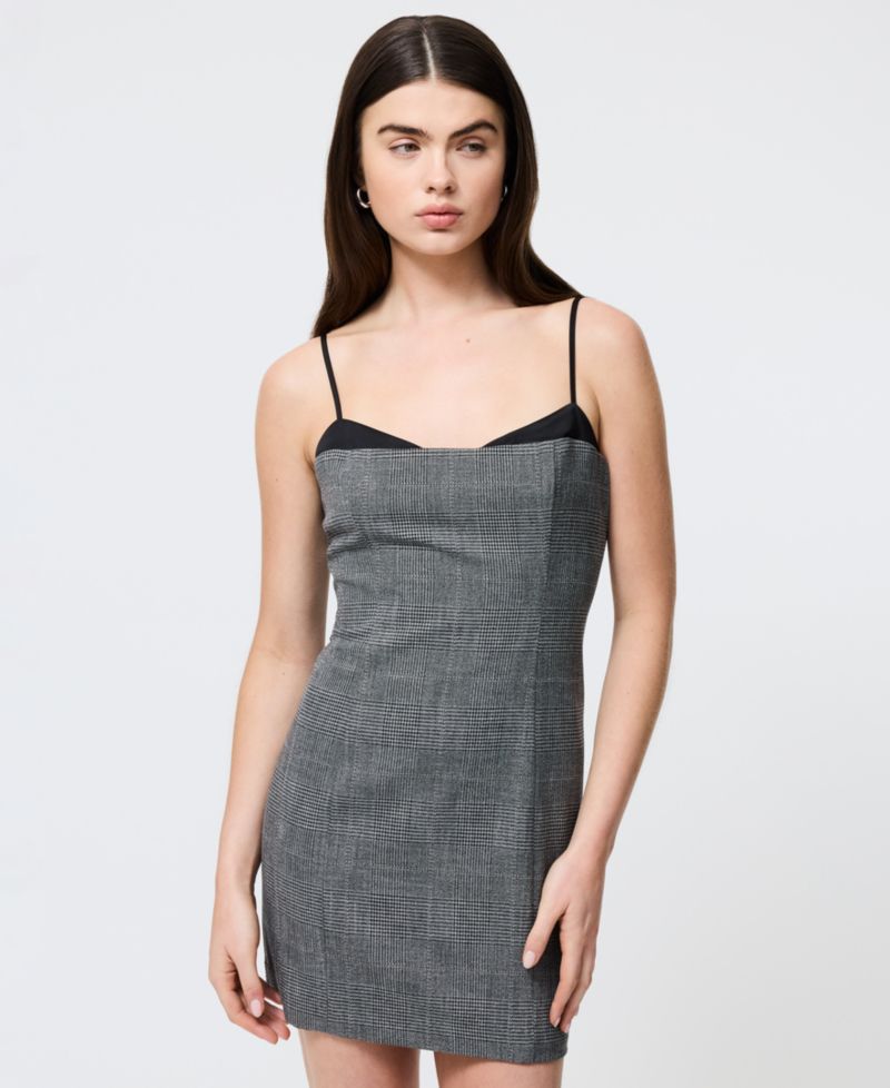 Women's Owen Plaid Peek-A-Boo Mini Dress